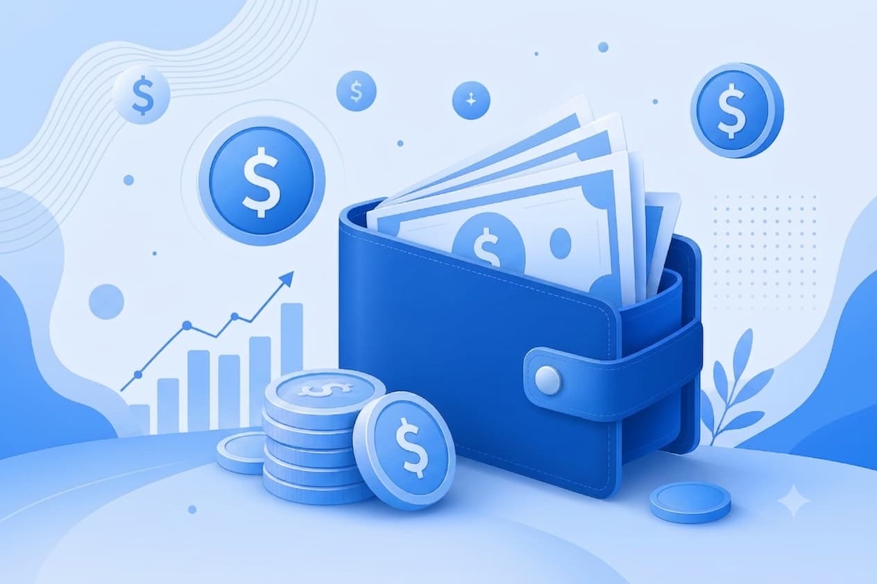 Illustration of receiving virtual trading capital for paper trading